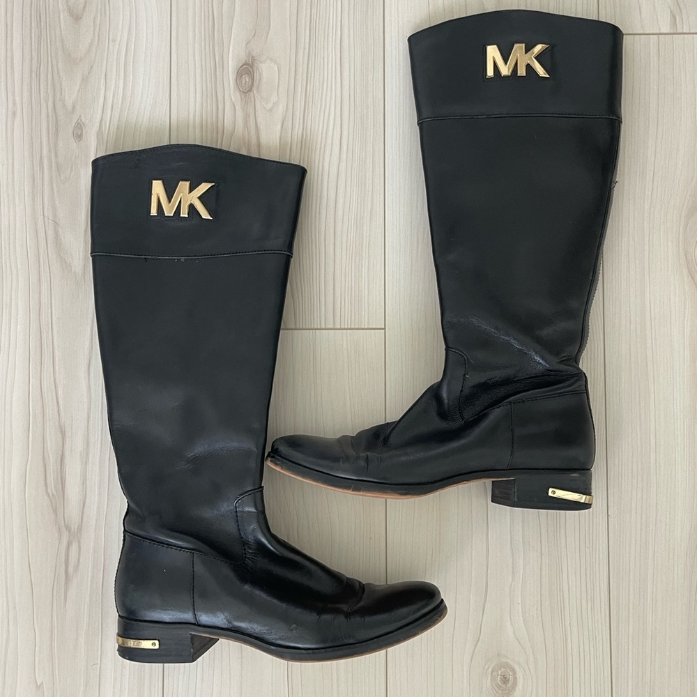 Michael Kors Black Over The Knee Boot